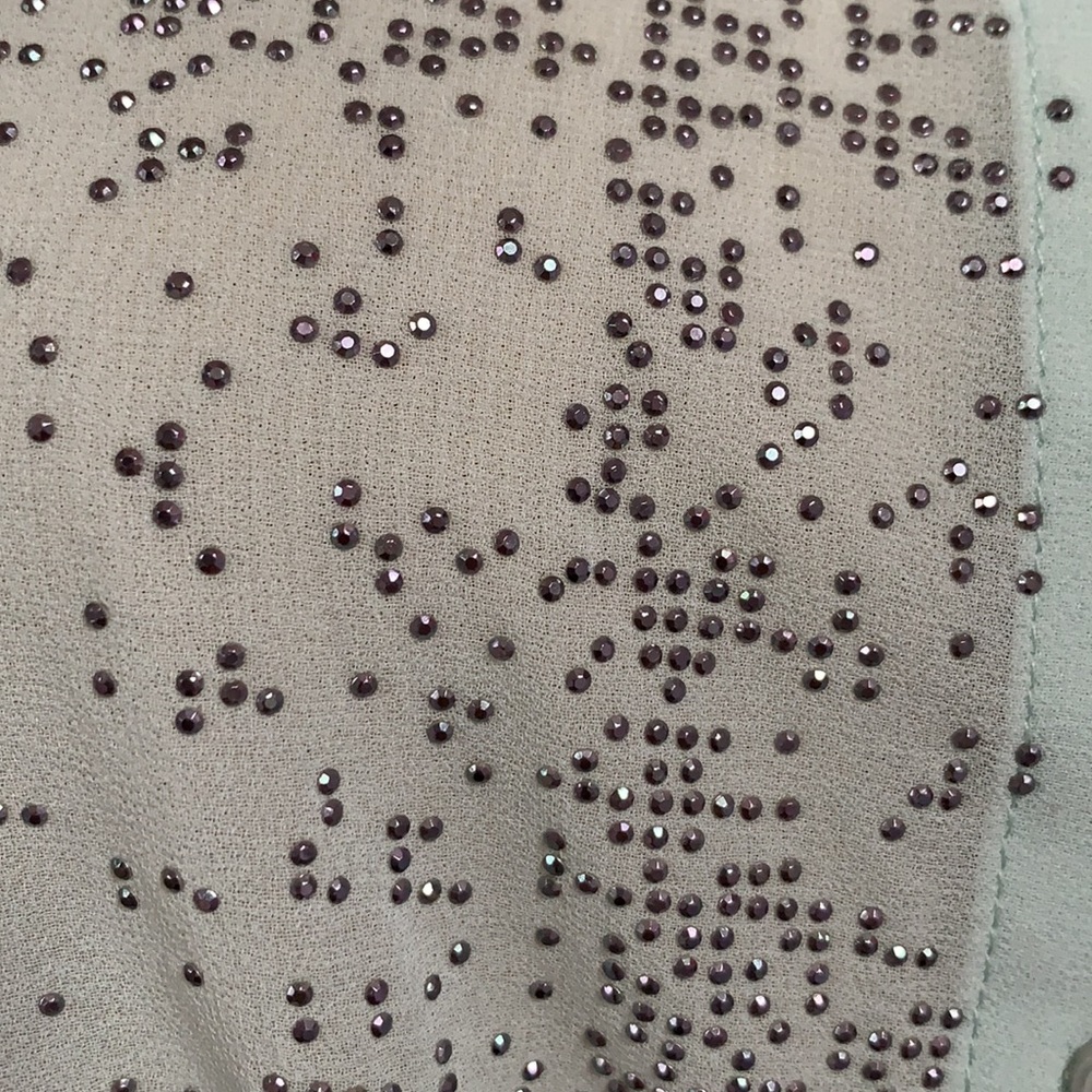 NEW cute sleeveless rhinestone tie top - Picture 3 of 5